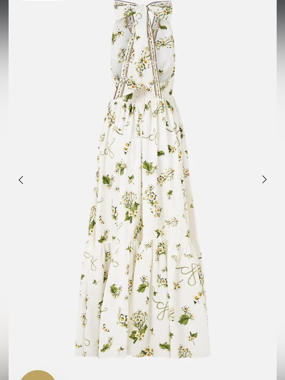 Camilla Botanical Utopia Ruffle Hem Halter Dress - S - NWT - Picture 5 of 14
